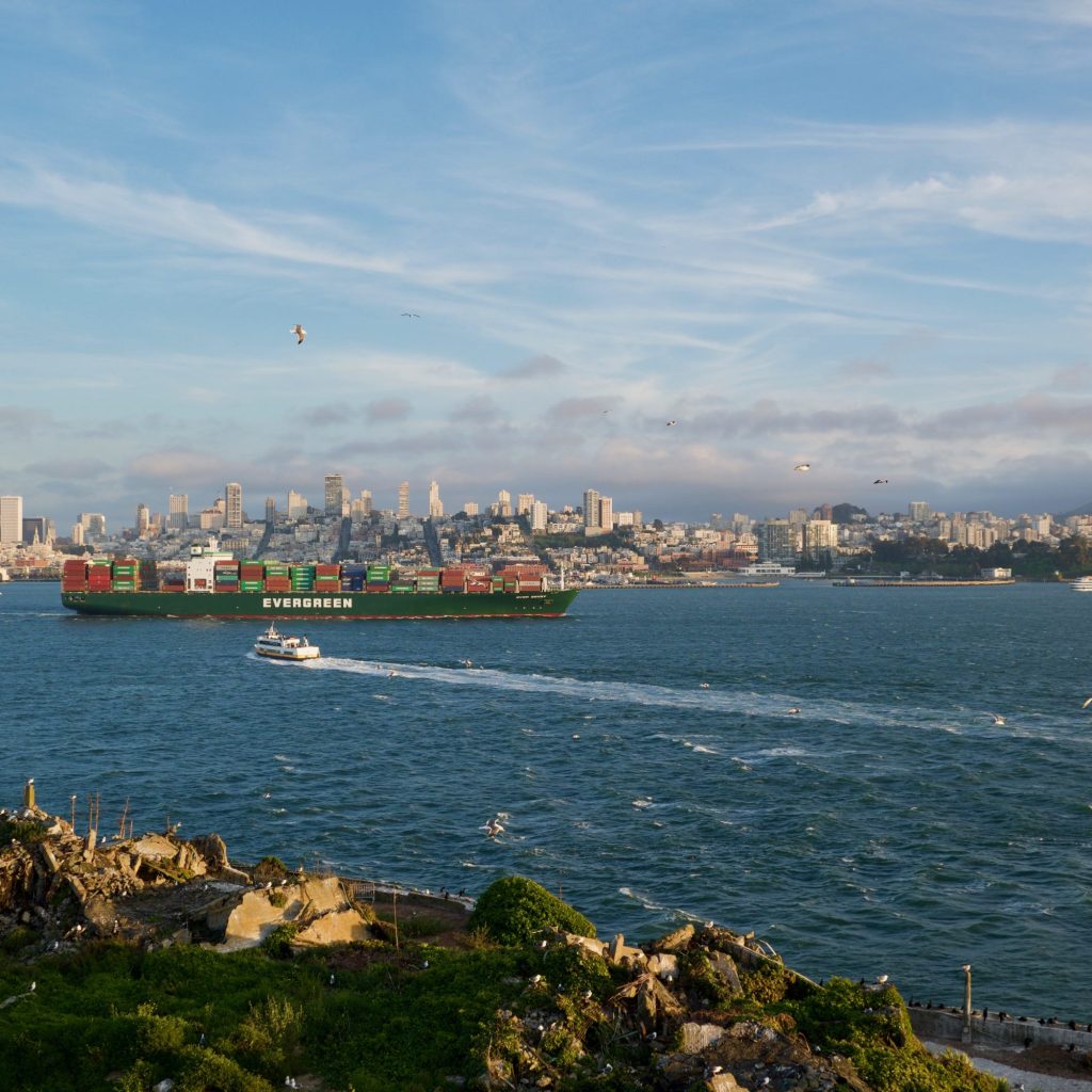 Vue de San Francisco à partir d'Alcatraz