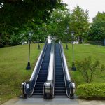 Escalator extérieur - Fort Canning