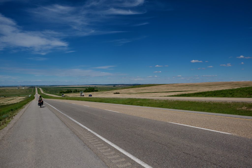 Une montée dans les prairies