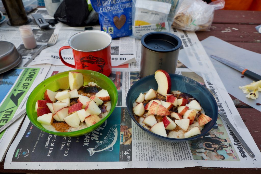 Notre petit déjeuner pendant presque 3 mois