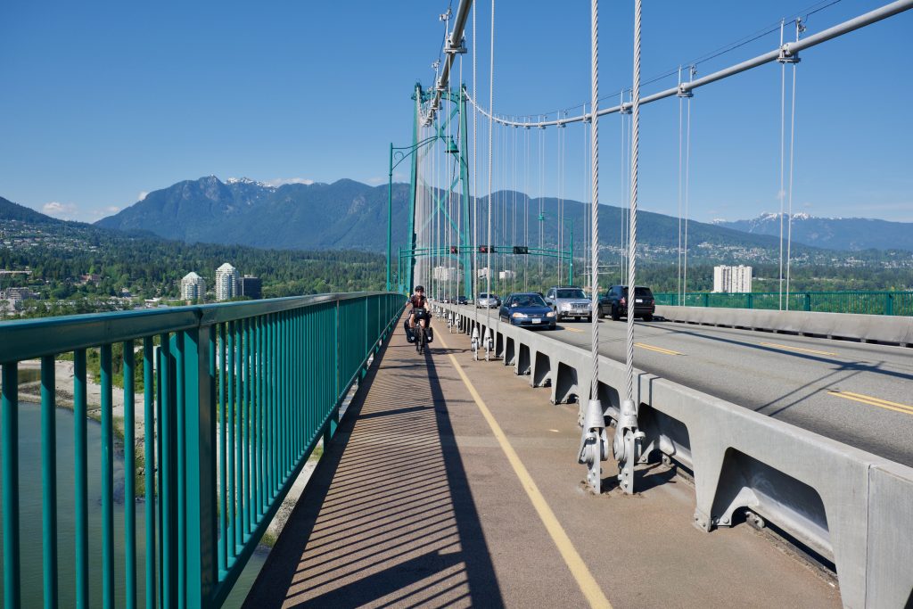 Sur le pont Lion's Gate