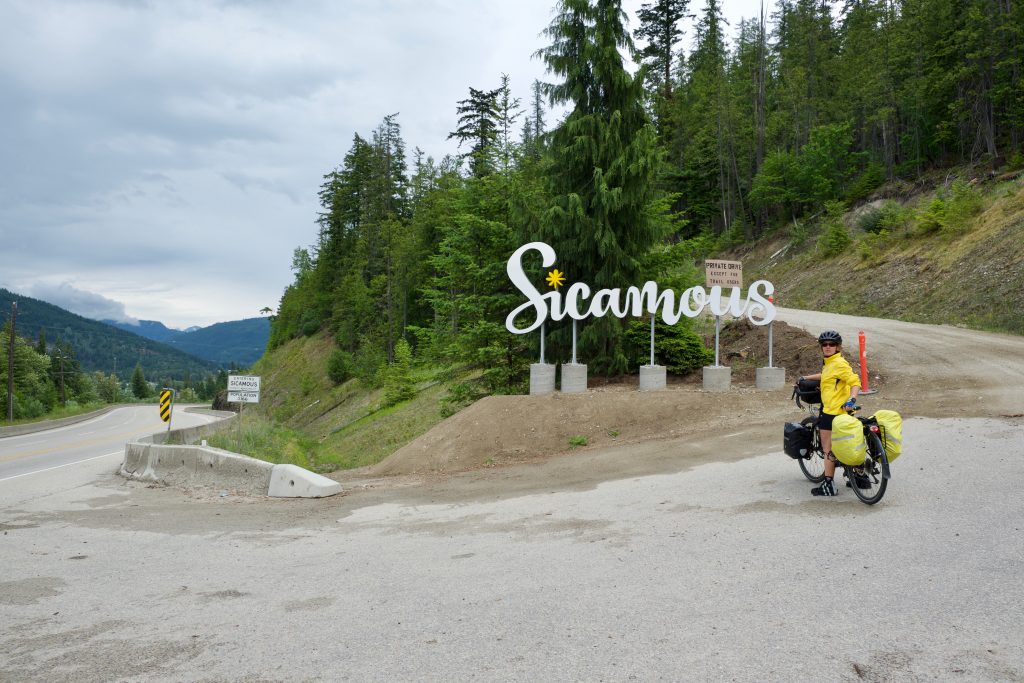 Arrivée à Sicamous