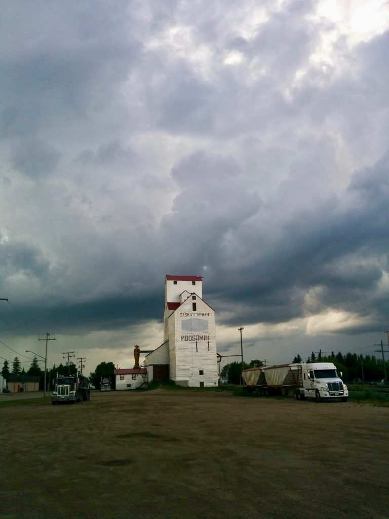 Ciel orageux à Moosomin