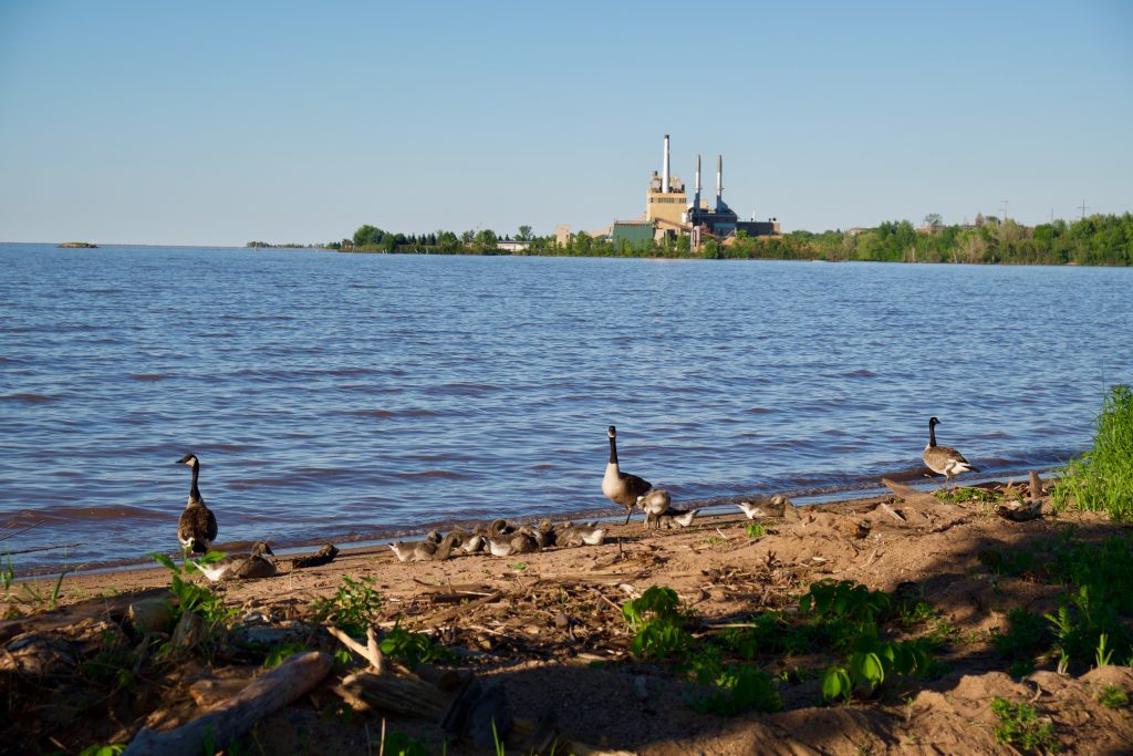 Première vue du Lac Supérieur