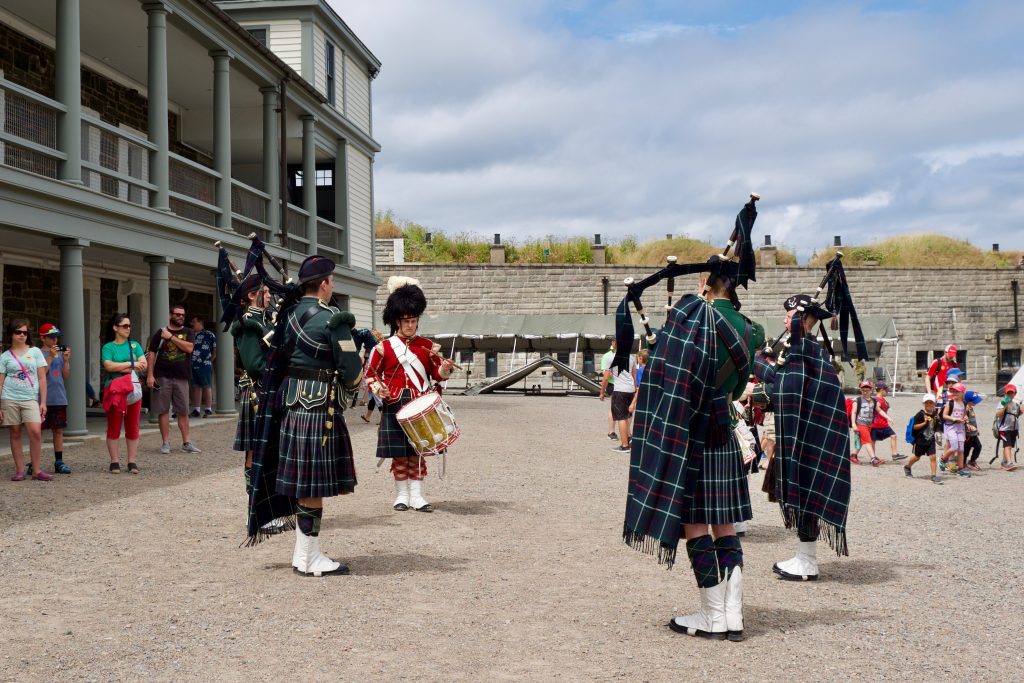 Musiciens à la citadelle d'Halifax