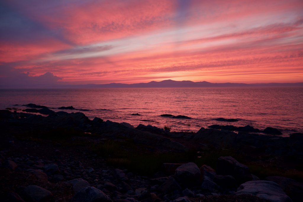 Évolution d'un coucher de soleil 3